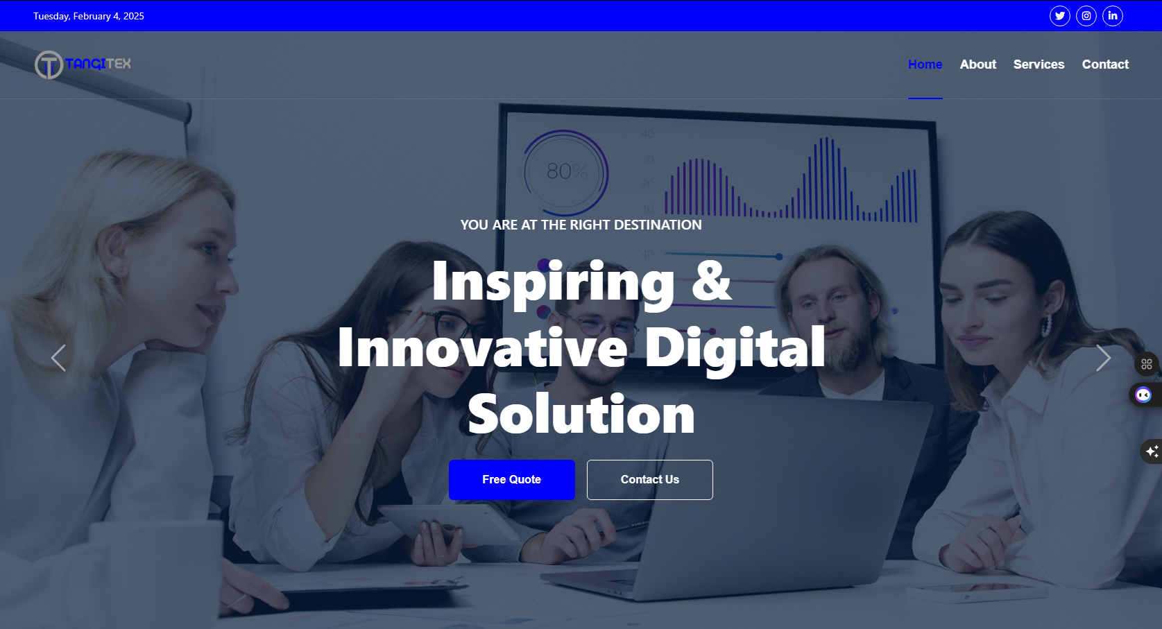 Tangitex Technologies Website